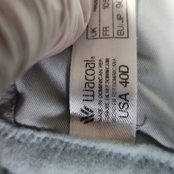 WACOAL 40D. Elegant Light Blue Women's Bra - Picture 6 of 11